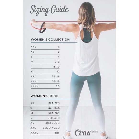 Zyia Blue Metallic Light n Tight Hi-Rise 7/8 24" NWOT - Picture 14 of 14